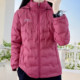 Winter mom down jacket outdoor large size women's clothing three-proof fabric casual loose light jacket cold-proof down jacket