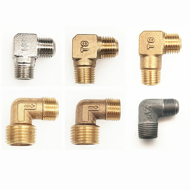 Air pump elbow 90 angle oil-free air compressor accessories 3p5p air pump elbow cylinder head air intake elbow right angle adapter