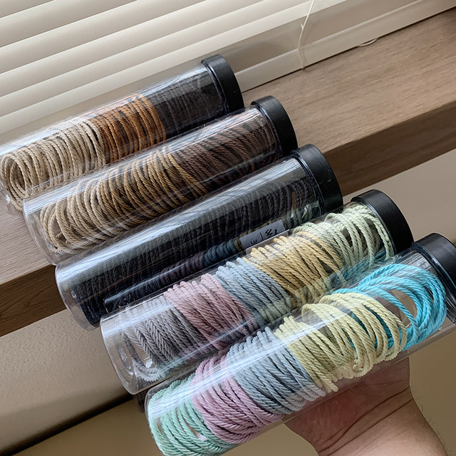 Ball head men's headband samurai hair with rubber band high elastic braid men and women hair growth rope tied hair hair ring