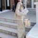College style casual suit for women 2025 spring and autumn new small sports hooded sweatshirt jacket two-piece set
