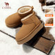 Camel women's shoes 2025 winter new outdoor velvet warm cotton shoes thick-soled bread shoes cotton boots fashionable snow boots