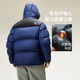 Camel men's down jacket men's winter 2025 new style plush thickened hooded warm short bread jacket jacket
