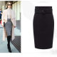 Gray stretch skirt, autumn and winter woolen material, hip-covering skirt, high-waisted, slim-fitting, knee-length mid-skirt, Korean version, versatile one-step skirt