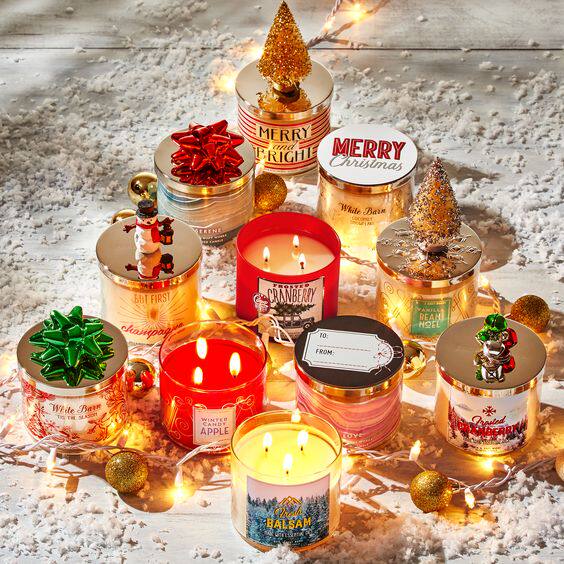 American BBW Sanxin 411g Smoke -free essential oil decompression indoor aroma candle Bath/Body Works hot cocoa cocoa