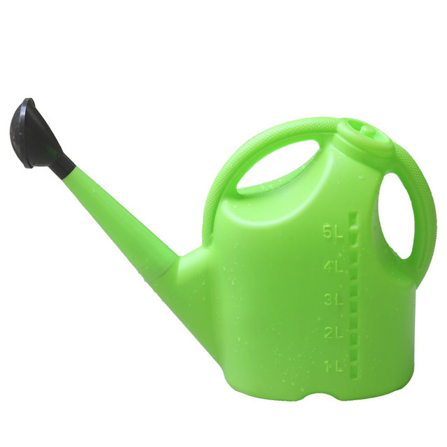 Thickened watering pot household flower watering can plastic long mouth shower pot gardening watering pot flower watering pot large vegetable watering pot