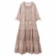 Cuty customization Japanese cute lamb with gorgeous prints, simple version of small flying sleeve dress
