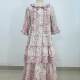 Cuty customization Japanese cute lamb with gorgeous prints, simple version of small flying sleeve dress
