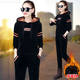 High-end women's hooded sweatshirt sports suit autumn and winter 2025 new fashion casual running two-piece set