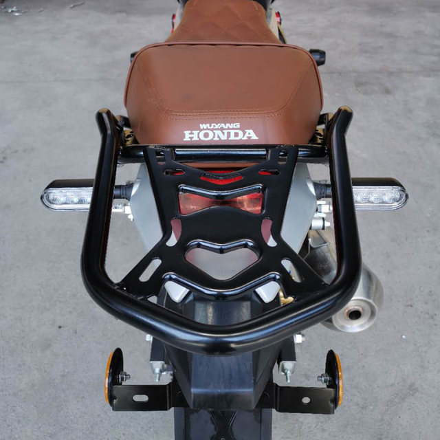 Motorcycle Tail Modification Project Applicable to Wanyang Honda Kaido CB190SS shelves back armrest ...