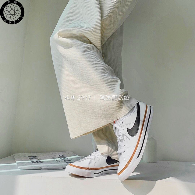 NIKE COURT LEGACY Nike women's low-top casual sneakers simple white shoes CU4149-102