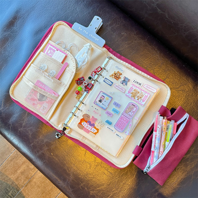 Document storage, passport, account bag, bills, maternal and infant epidemic prevention bag, photo album, loose-leaf book storage bag, large-capacity pencil bag