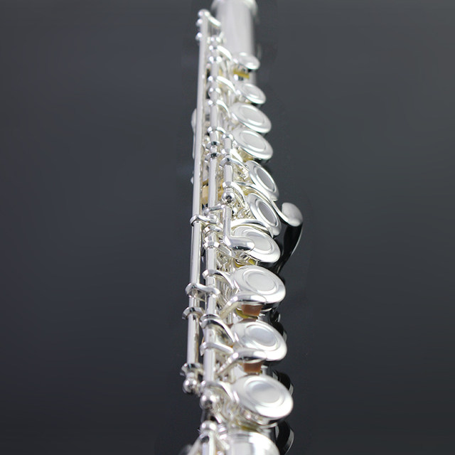 Xinghai flute 120 silver-plated 16-hole C bonds E key XF-100 open and closing professional college performance test musical instruments
