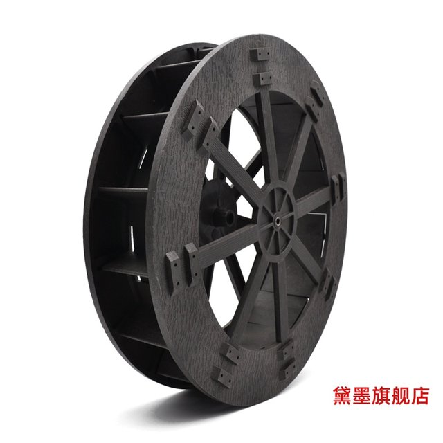 Fish tank water wheel small accessories accessories water view rockery rotor household windmill landscaping fountain decoration flowing water