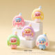 
A group of 9 ornaments flocking hang ear rabbit girl cute doll decoration office desktop mini small ornaments