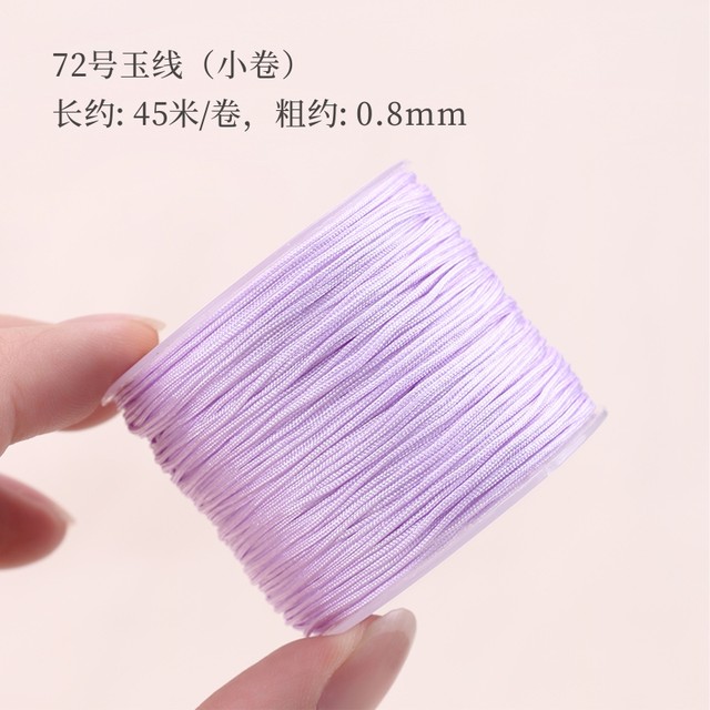 Jinquanhua No. 72 Jade Line Purple Series Braided Hand Braided Rope Hand Braided Rope Braided Rope Diy Material