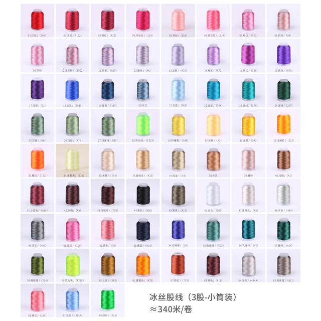 Jinquanhuabing silk tassel thread 3-strand winding hand-woven flower thread tassel tassel winding silk embroidery diy material