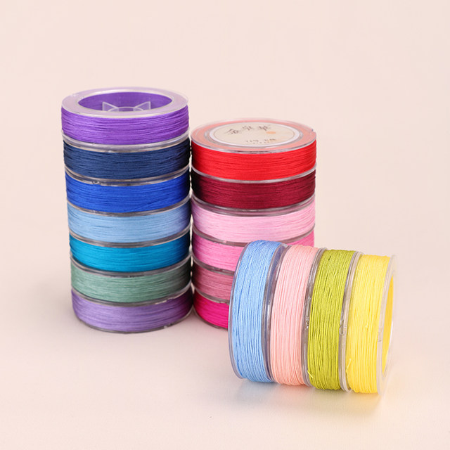 No. 71 jade wire 0.4mm hand-woven beaded wire ring braided bracelet necklace beaded rope extremely fine diy material