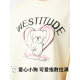 Hot Wind 2025 New Women's Love Puppy Printing Round Neck sweater Loose leisure in the top
