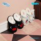 tbh Brutalist Home Pingu Cooperation Series Knitted Cable Pattern Men's and Women's Slippers Indoor Home Warm Shoes Winter