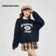 Metersbonwe sweatshirt for women in spring and summer turtlenecks versatile fake two thick loose design fashion trend tops