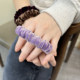 Ball head silk velvet large intestine hair tie for women, high-end, western and fashionable 2025 new style hair rope