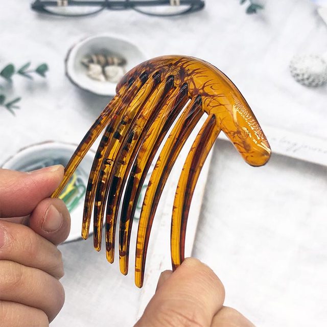 AS brand genuine high-quality hair accessories beef tendon resin resistant to falling and combing, hair combing, no love to break the ponytail behind the head