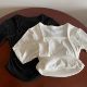New style of furry plush thickened vest T-shirt for women long-sleeved base shirt for winter warm and cold-resistant tops beautiful back