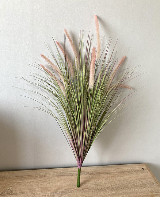 Simulated flower setaria, dried flowers, reeds, rice, natural wheat ears, bunch shooting props, home decoration flower arrangements