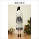 YINER sound children's clothing spring fashion gradient pattern printed pleated skirt
