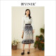YINER sound children's clothing spring fashion gradient pattern printed pleated skirt
