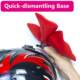 Thickened helmet bow helmet decoration quick release motorcycle motorcycle ski helmet electric car pink bow