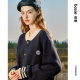 Bosie Boxi 2025 autumn new contrast cardigan sweater for male couple