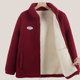 Mother's lamb wool coat winter middle-aged and elderly velvet thickened cotton coat female grandma autumn and winter polar fleece warm cotton coat