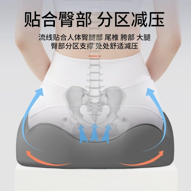 Cushion prevents butt pain for a long time sitting seat waist protection office artifact work station chair cushion butt pad seat cushion hemorrhoid ventilation
