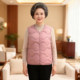 Autumn and winter middle-aged and elderly women's clothing, plus velvet, thickening and cotton, warm vest, too big mother's clothing, vest liner