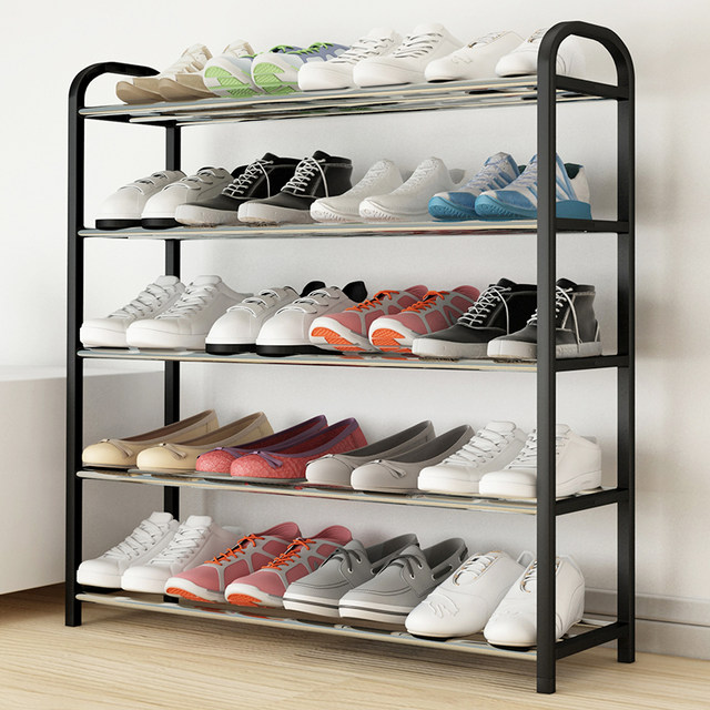Multi-layer household shoe cabinet rental dormitory simple shoe rack space-saving multi-functional shelf