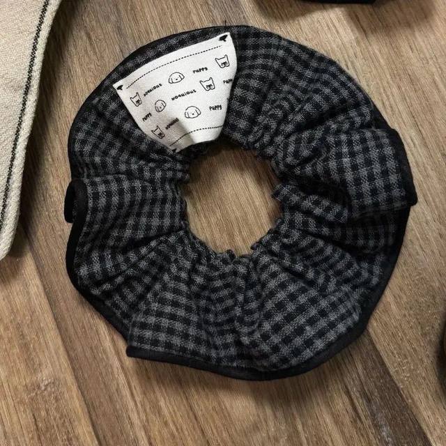 Hair circle large intestine Korean style high-end flocking bow female temperament bun hair rope high elastic head rope rubber band