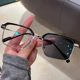 
Photosensitive men and women anti-blue radiation anti-fatigue flat glasses half-frame eye protection against myopia without any degree of color change
