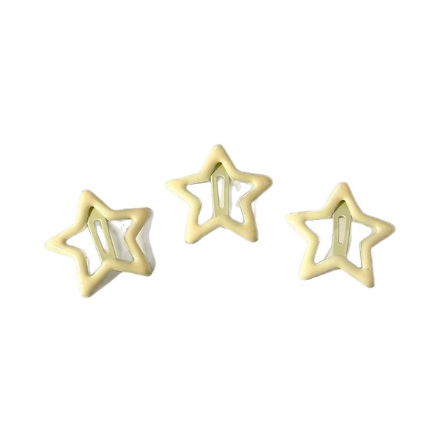 8 star side bangs cute hair clips