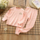 Baby autumn clothing set pure cotton spring and autumn pajamas children underwear baby clothes boys autumn pants girls warm
