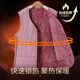 Middle-aged and elderly vest women autumn and winter grandma suit plus velvet cotton vest mother plus velvet spring and autumn vest warm jacket
