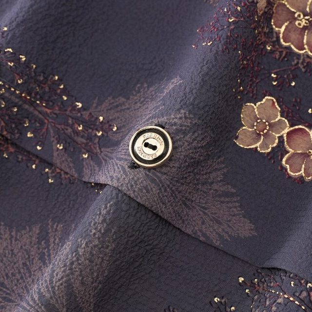 Middle-aged and elderly spring shirt female elderly grandma spring and summer top thin loose mother suit spring old lady
