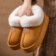 Cotton slippers for women in winter 2025 new indoor home bag plush warm thick-soled cotton shoes for men