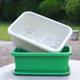 Special box for growing vegetables, flower pot, vegetable pot, plastic balcony, rectangular plastic household vegetable planting pot, vegetable planting tool