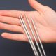 Stainless steel sweater needle straight knitting tool set hand knitting scarf sweater knitting needle three swallow stick needle