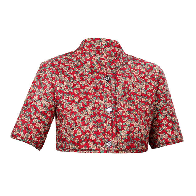 Mother's autumn and winter thickened velvet shoulder pads camel velvet cotton short-sleeved vest for middle-aged and elderly women's cervical vertebra waistcoat shoulders