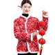 Northeastern large-flowered jacket mother winter velvet thickened cotton-padded jacket new cotton-padded jacket middle-aged women's small cotton-padded jacket with small inner lining