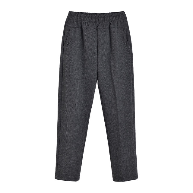 Mom's pants are loose in spring and autumn, autumn and winter, thickened with velvet, middle-aged and elderly women, 70-year-old ladies, casual and convenient