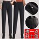 Middle-aged and elderly women's loose pants, spring and autumn style, middle-aged and winter outer wear, velvet thickened high-waisted trousers