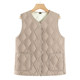 Autumn and winter new style vest for middle-aged and elderly women, velvet thickened vest, cotton coat, mother's warm vest cardigan